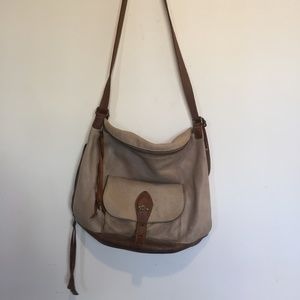 Roots Leather Convertible Backpack/Purse
